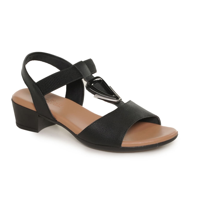 Usaflex Sandalia 24-MM0801-6 Preto Elastico -4-